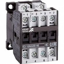 Контактор OptiStart K3 4P 22А 400 400В AC 11кВт | код. 117007 | КЭАЗ