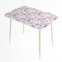 Стол обеденный Титан с фотопечатью на металлических ножках