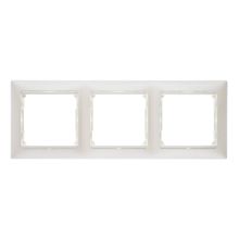 Legrand Рамка 3-постовая Legrand Valena жемчужная 770473 ID - 244916