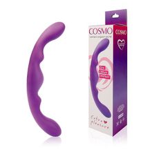 Bior toys Фиолетовый двусторонний фаллоимитатор Cosmo - 26 см. (фиолетовый)