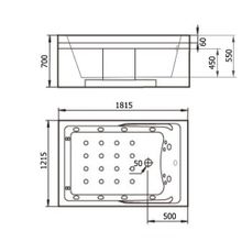 Акриловая ванна Gemy G9061 new K L