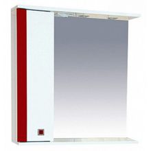 Misty Зеркальный шкаф Палермо 70 L красный