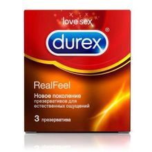 Durex Презервативы Durex RealFeel для естественных ощущений - 3 шт.
