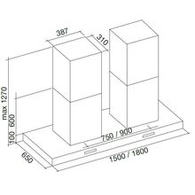 FALMEC HORIZON NRS ISOLA 150 IX (2х800)