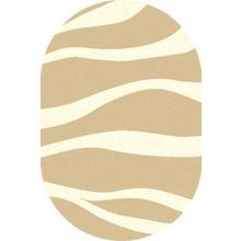 Российский ковер SHAGGY ULTRA s613_beige_oval, 1 x 2