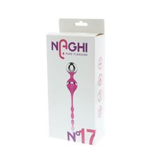  Розовый вагинальные шарики с вибрацией NAGHI NO.17 RECHARGEABLE DUO BALLS