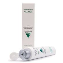 Маска для лица очищающая с глиной и AHA-кислотами Aravia Professional Deep Clean AHA-Mask 100мл