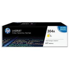 Картридж лазерный HP (CC532A) ColorLaserJet CP2025 CM2320, желтый, оригинальный, ресурс 2800 страниц