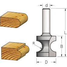 Фреза WPW RF12702 катушка R12,7 D42 B40 хвостовик 12