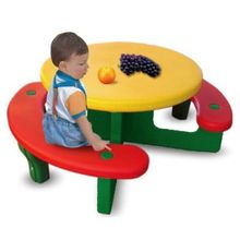 Детский стол с лавочками L-503, Lerado