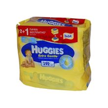 Влажные салфетки Huggies (Хаггис) Extra Gentle 192 шт