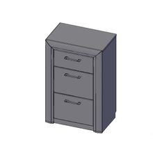 Комод 3S 56, DENVER, цвет сосна лоредо  дуб арбен