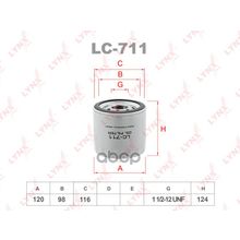 Фильтр Масляный LYNXauto арт. LC711