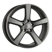 Колесный диск 1000 MIGLIA MM1001 8x18 5x108 D67,1 ET40 Matt Anthracite Polished Lip