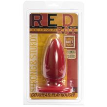 Doc Johnson Анальная пробка Red Boy Large 5  Butt Plug - 13,2 см.