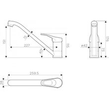 Omoikiri Kado-WH