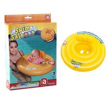 Круг для плавания с сиденьем и спинкой трехкамерный Bestway 32096 Swim Safe (69см)