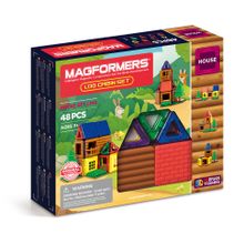 Магнитный конструктор MAGFORMERS 705006 Log cabin set