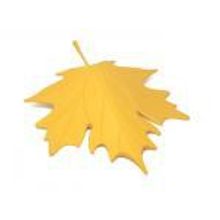 Qualy Подпорка для двери Autumn желтая арт. QL10072-YW