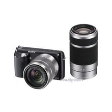 SONY Alpha NEX-F3Y kit (18-55mm OSS + 55-210mm) black