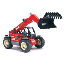 Bruder Погрузчик колёсный Manitou MLT 633 с телескопическим ковшом 02-125