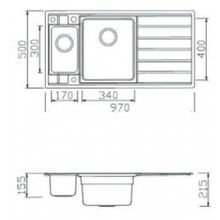 Мойка Seaman Eco Roma SMR-9750B2, вентиль-автомат