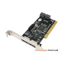 Контроллер ST-Lab A224 PCI Serial ATA  W Raid 150MBps 4 port (Silicon Image 3114) w Cable  ret