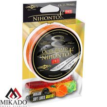 Плетеный шнур Mikado NIHONTO OCTA ORANGE 0,23 orange (150 м) - 20.80 кг.