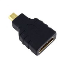 Адаптер microHDMI M - HDMI F, прямой, Gembird (A-HDMI-FD)