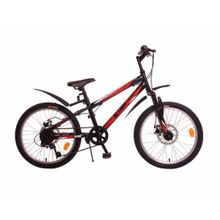 20" ALTAIR MTB HT disc 2017 (6ск, сталь, аморт.вилка, мех.диск, SUNRUN)(черный)