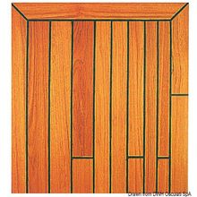 Osculati Teak deck board 45 mm, 71.100.70