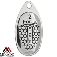Блесна вращающаяся Mikado FOCUS № 1 серебро   25