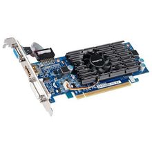 Видеокарта PCI-E 1024МБ GIGABYTE "GV-N210D3-1GI" (GeForce 210, DDR3, D-Sub, DVI, HDMI)