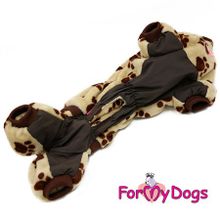 Бежевый комбинезон ForMyDogs для такс мальчиков FW313-2015 M