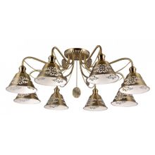 Rivoli Потолочная люстра Rivoli Medaglione S8 AB Б0038091 ID - 464604