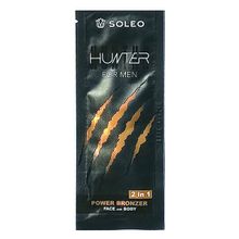 Мужской активный крем-автобронзатор для загара Soleo Wild Tan Hunter 5x15мл