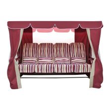 Садовые качели ЭЛИТ ЛЮКС ПЛЮС (бордо)