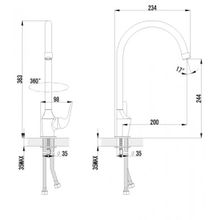 Смеситель Lemark Plus Advance LM1205C для кухни