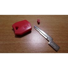 Заготовка корпуса чип-ключа Кавасаки, красного цвета (kkw002)