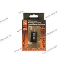 Прикуриватель разветвитель для USB MYSTERY MUC-2 3A