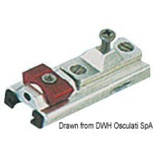 Osculati Bulkhead mount bracket for rail 25x4 mm, 46.672.03