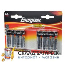 Батарейка Energizer MAX+Power Seal LR6 BL8