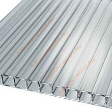 Поликарбонат сотовый прозрачный 10мм 2100х6000мм   Поликарбонат сотовый прозрачный 6000х2100х10мм