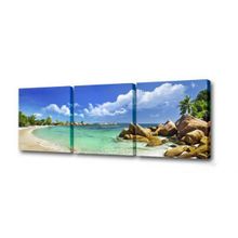 Toplight Модульная картина Тропический пляж Toplight 150х50см TL-M2002 ID - 70659