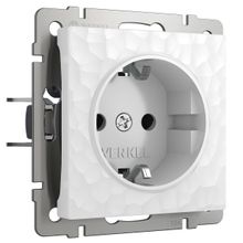 Werkel Розетка Werkel Hammer с заземлением и шторками белый W1271101 4690389162817 ID - 239110