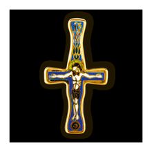 Распятие Христово. Православный крест. Эмаль.