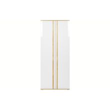 Алмаз. Любимый дом Марта-2 Шкаф двухстворчатый глухой (Дуб золотой Белый глянец)