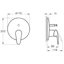 Vitra Смеситель Dynamic S A42211EXP