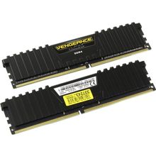 Модуль памяти Corsair Vengeance LPX    CMK16GX4M2D2400C14    DDR4 DIMM 16Gb KIT 2*8Gb    PC4-19200