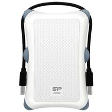 Жесткий диск silicon power usb 3.0 2tb sp020tbphda30s3w a30 2.5" белый armor